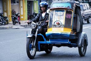 Becak in Medan