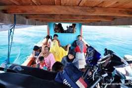 Pulau Balai to Singkil - On the passenger boat